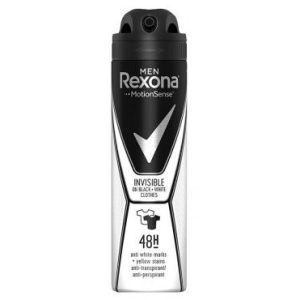 Rexona Men deo SPRAY 150ml - Invisible Black+White