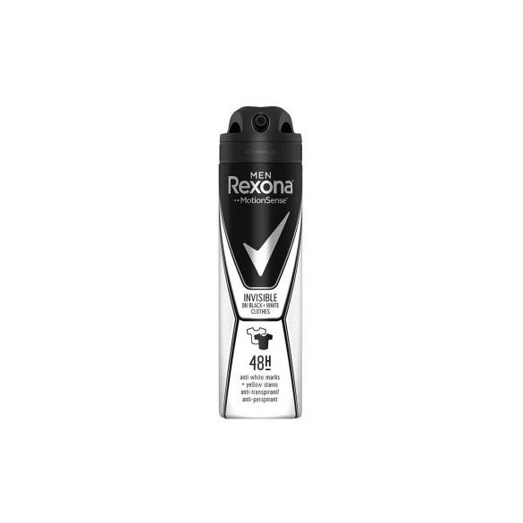 Rexona Men deo SPRAY 150ml - Invisible Black+White