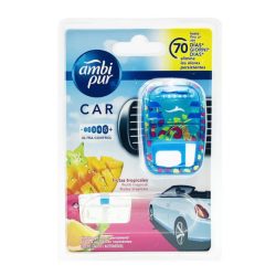   Ambi Pur autóillatosító készülék + parfüm patron - 7ml - Trópusi gyümölcs