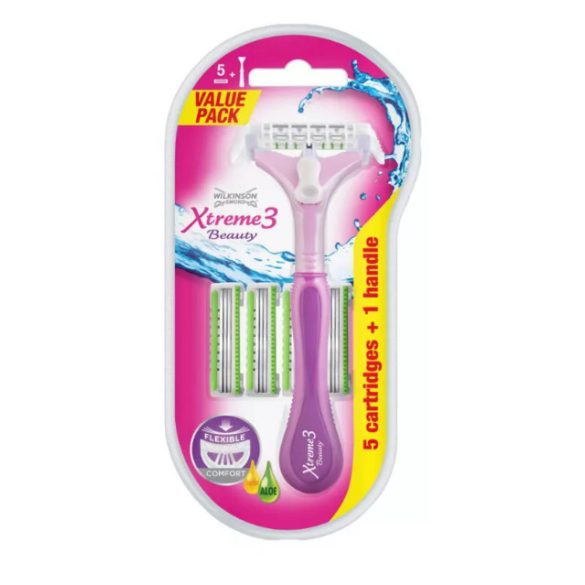 Wilkinson XTREME3 Beauty Hybrid női borotva készülék + 5 fej