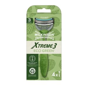 Wilkinson XTREME3 ECO Green eldobható borotva - 4db