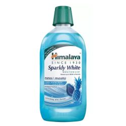   Himalaya Sparkly White Gyógynövényes Fogfehérítő szájvíz 450ml