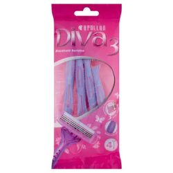   Apollon Borotva eldobható 3 pengés női 4 db-os zacskós Diva 3