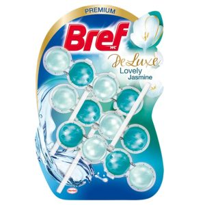 Bref DeLuxe Lovely Jasmine wc tisztító és illatosító, 3x50g