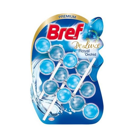 Bref Deluxe Royal Orchid WC frissítő 3x50 g