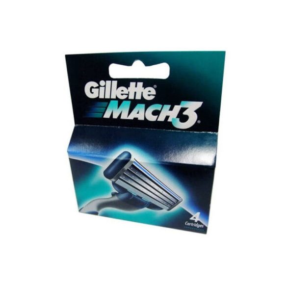 Gillette Mach3 Borotvafej 4db-os