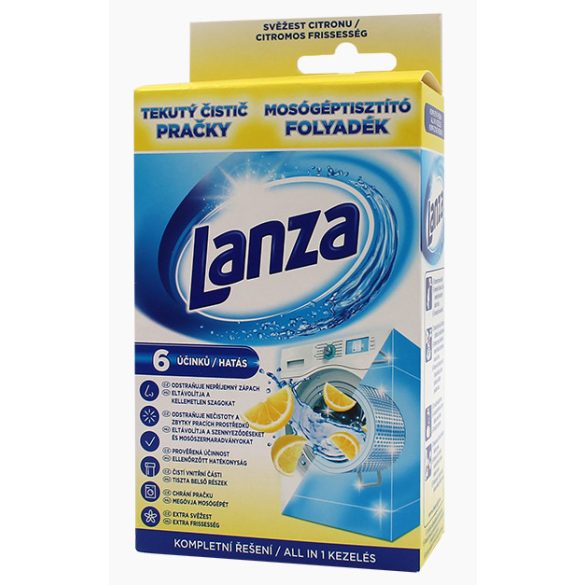 Lanza Mosógéptisztító Folyadék 250ml Lemon