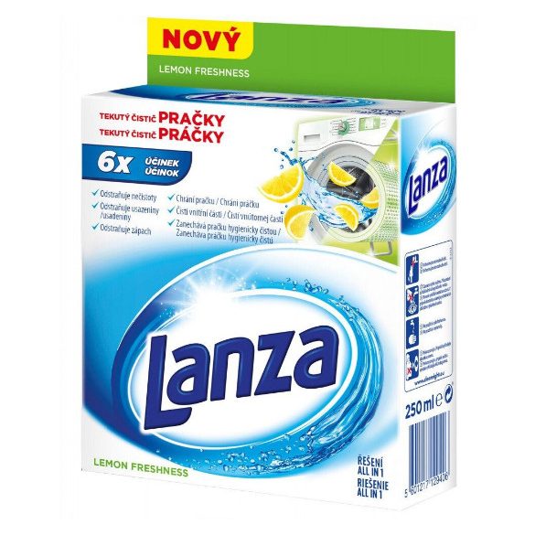 Lanza Mosogéptisztító Folyadék 2x250ml Duo Lemon