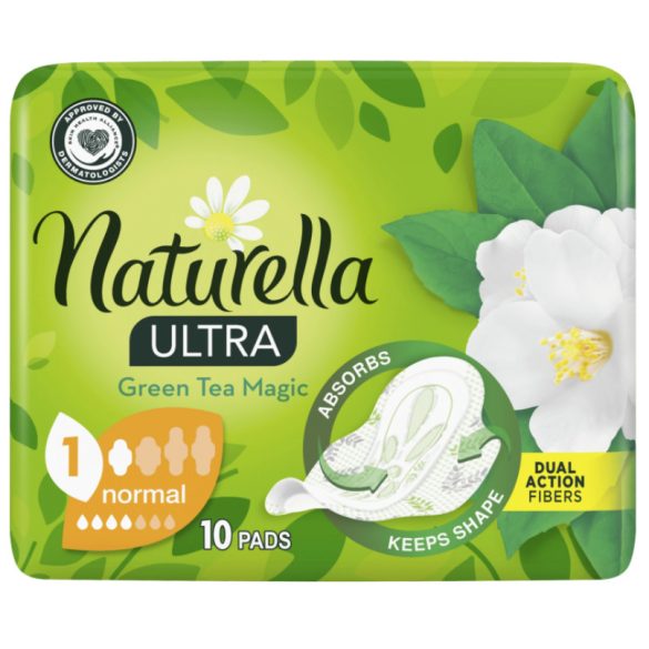 Naturella Betét Egészségügyi 10db-os Normal Ultra Green Tea