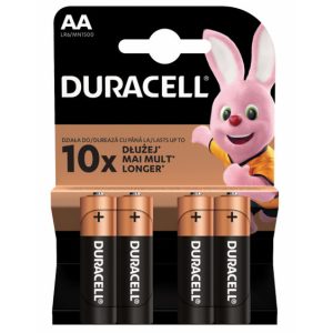 Duracell Elem1,5V Alkáli Ceruza AA/LR6/4db-os