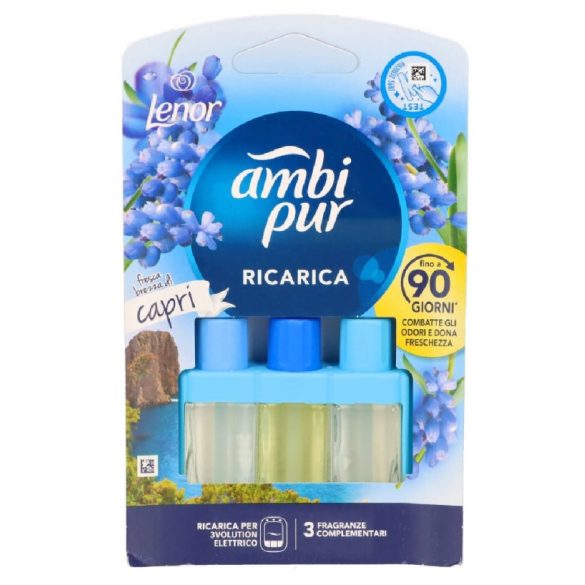 AmbiPur 3 Volution Utántöltő Folyadék 20ml Elektromos Készülékbe Fresca Brezza di Capri