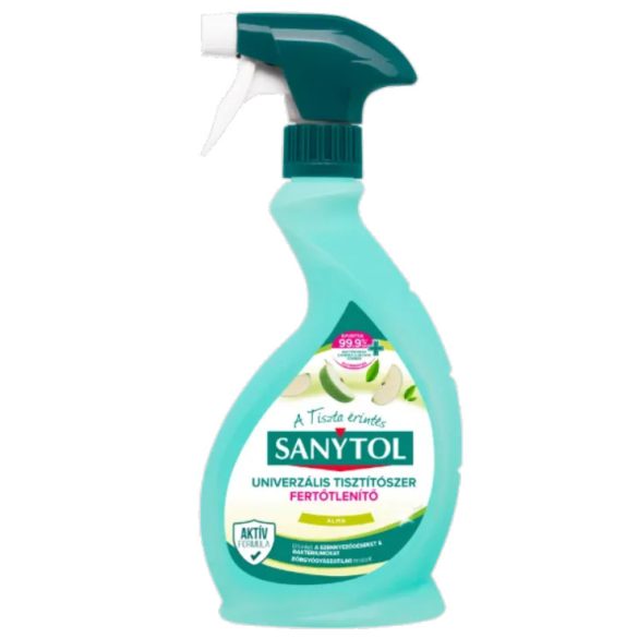 Sanytol Tisztítószer 500ml Fertőtlenítő Szórófejes Univerzális Alma Spray