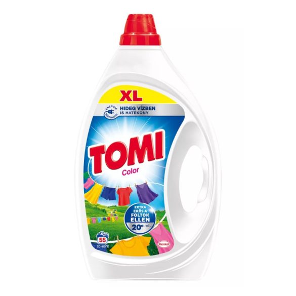 Tomi Folyékony Mosószer 2,475L Color Maxx 55 Mosás
