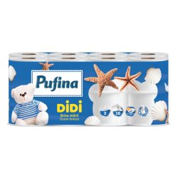   Pufina Didi Wc Papír 16 Tekercs 135 Lap 3 Réteg Ocean breeze