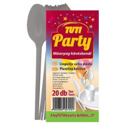 Tuti Party Műanyag Kávéskanál Újrahasználható 20db-os