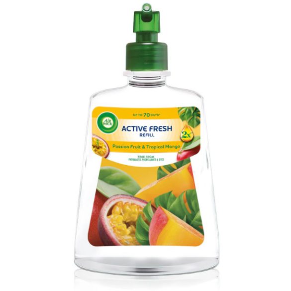 Air Wick ActiveFresh Automata Légfrissítő utántöltő 228ml Trópusi Mangó és Maracuja