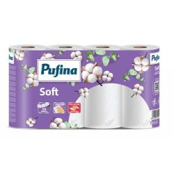 Pufina Papírtörlő 4 Tekercs 4x50Lap 2Rétegű Soft