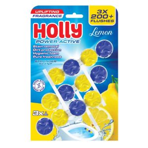 Holly Wc Golyó Power Active 3x50g Lemon