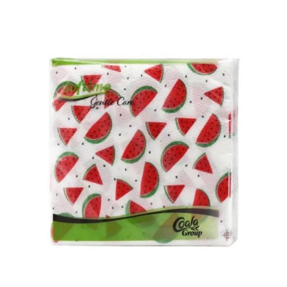 Softimo Gentle Care Szalvéta 45db-os 34x34cm 1r Dinnye