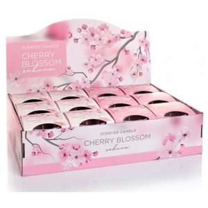 Bartek Poharas Gyertya 115g Cherry Blossom