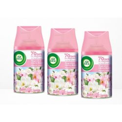   3x AIR WICK 250ML Légfrissítő Utántöltő Magnolia & cherry blossom