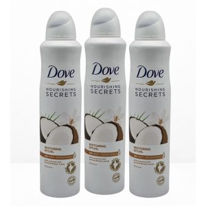 3x DOVE Dezodor 250ml Cocount & Jasmine