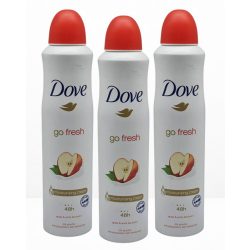 3x DOVE Dezodor 250ml Go Fresh Apple & White Tea