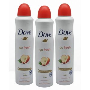 3x DOVE Dezodor 250ml Go Fresh Apple & White Tea