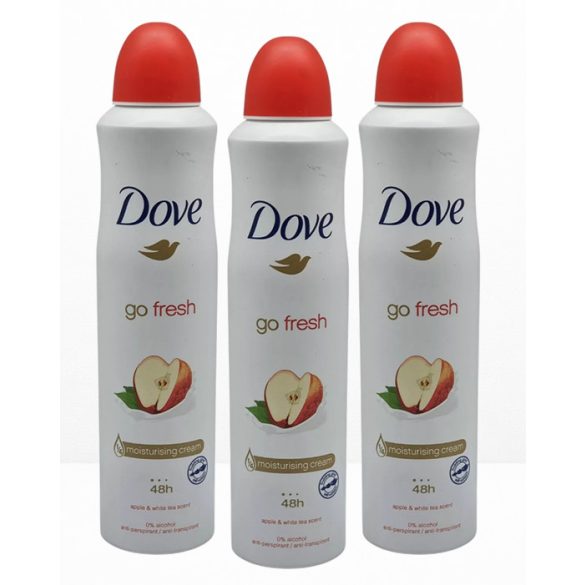 3x DOVE Dezodor 250ml Go Fresh Apple & White Tea
