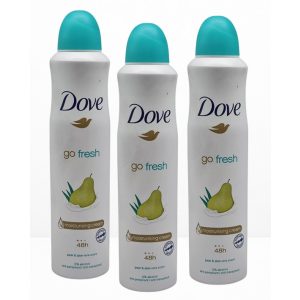 3x DOVE Dezodor 250ml go Fresh Pear & Aloa Vera
