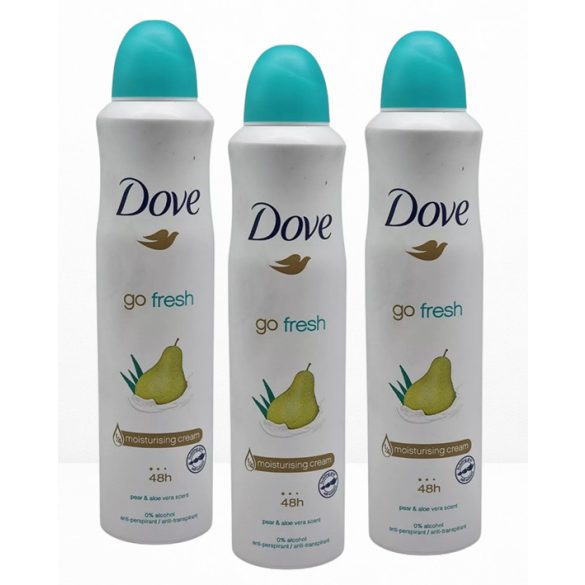 3x DOVE Dezodor 250ml go Fresh Pear & Aloa Vera