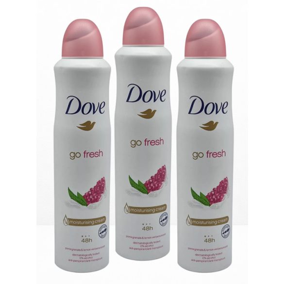 3x DOVE Dezodor 250ml Pomegranate & Lemon Verbena Scent