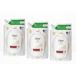3x DOVE Folyékony Szappan Utántöltő 500ml Fine Silk