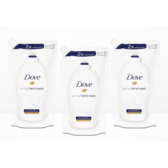 3x DOVE Folyékony Szappan Utántöltő 500ml Original